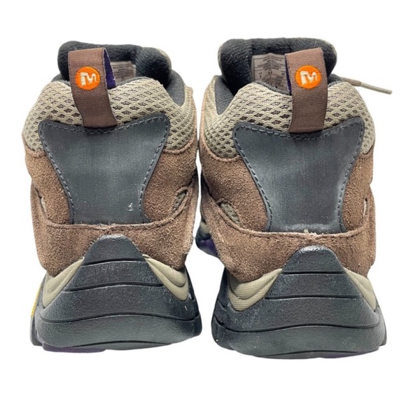 Merrell 💜 Women's Moab Mid Ventilator Purple Suede Mesh Vibram US Size 9M - Picture 8 of 9